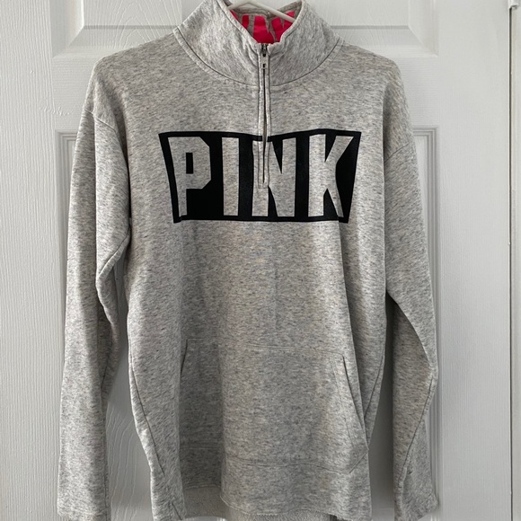 PINK quarter zip sweater - Picture 2 of 5